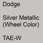 Preview: Dodge, Silver Metallic (Wheel Color), TAE-W.